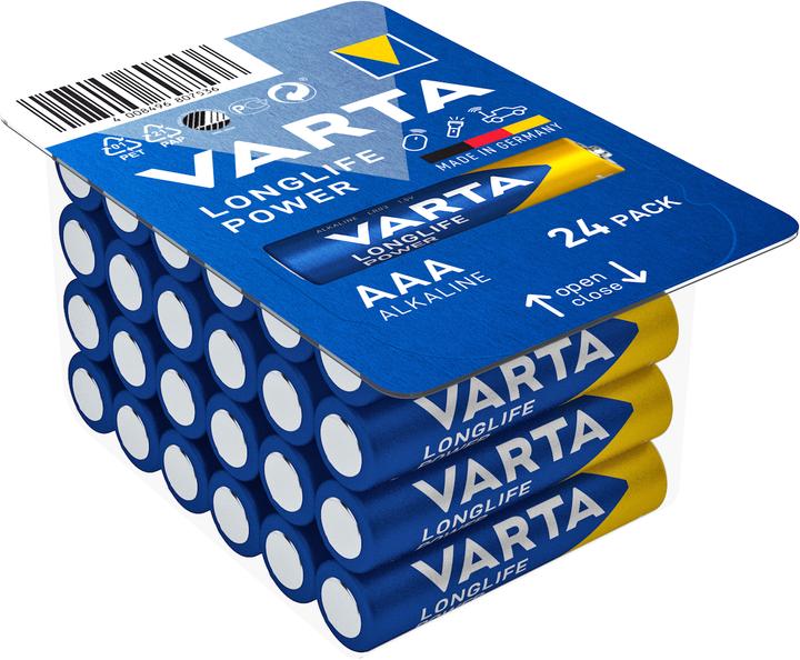 Actual product image Varta Var Long Pow Cube AAA 24x (24 pcs., AAA, 1260 mAh)