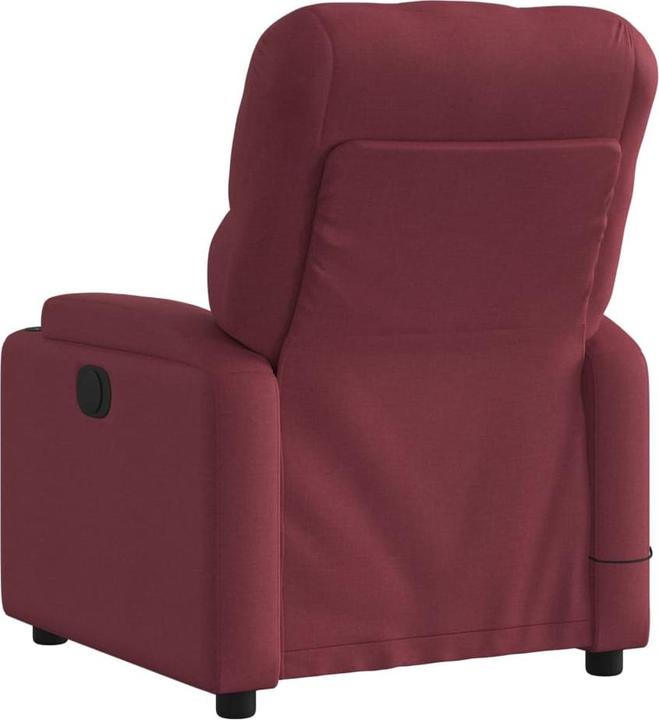 Produktbild VidaXL Massagesessel Weinrot Stoff,Farbe: Weinrot,Material: Stoff