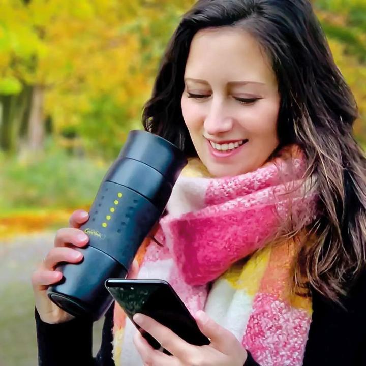 Actual product image Creano Thermos flask Drinking bottle Design Travel Mug 420ml No.18 (0.42 l)