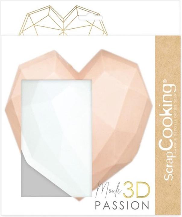 Produktbild ScrapCooking 3D Silikonform Diamant Herz D17.5cm (17.50 cm)