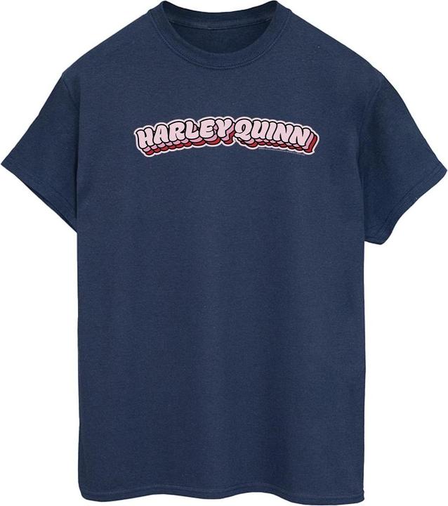 Batman Harley Quinn Logo Baumwolle Boyfriend TShirt