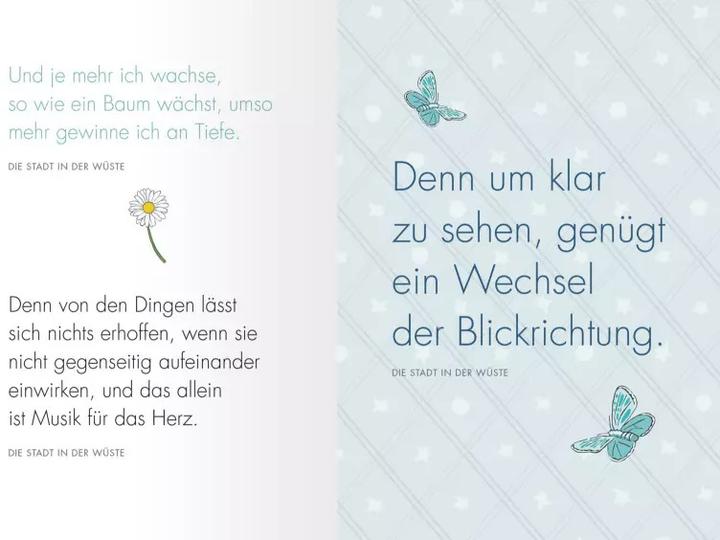 Image du produit Man sieht nur mit dem Herzen gut (Allemand, Antoine de Saint-Exupéry, 2021)