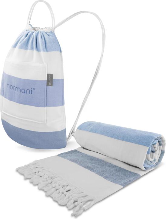 Produktbild Normani Badehandtuch mit Rucksackfunktion (90 x 170 cm)