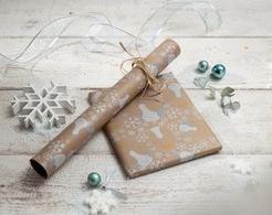 Immagine prodotto Sigel Carta da regalo natalizia "Stile ritagliato", in rotolo (Carta da regalo, 1 x)