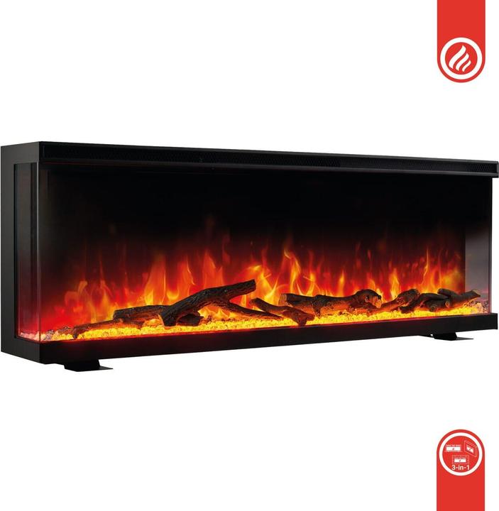 Actual product image Kaminio LEA 3-in-1 electric fireplace