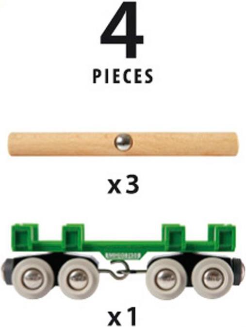 Actual product image Brio Timber wagon