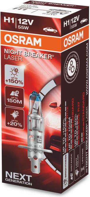Actual product image Osram Night Breaker Laser (H1)