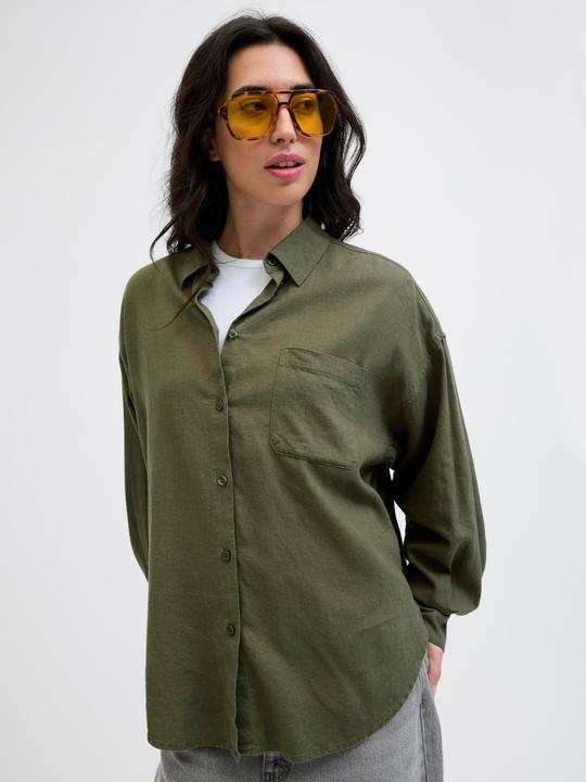 Actual product image JJXX Jxjamie Breeze Summer Ls Shirt Wvn Sn (L)