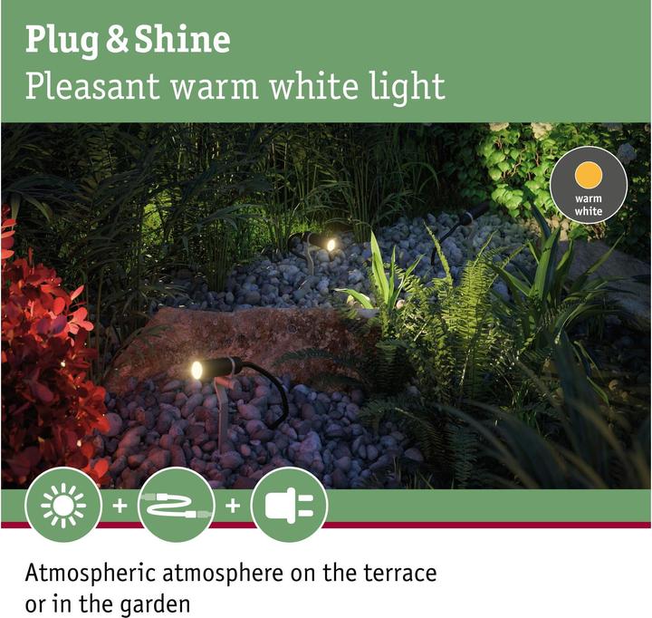 Actual product image Paulmann Outdoor Plug & Shine Plantini supplementary set (200 lm, IP65)