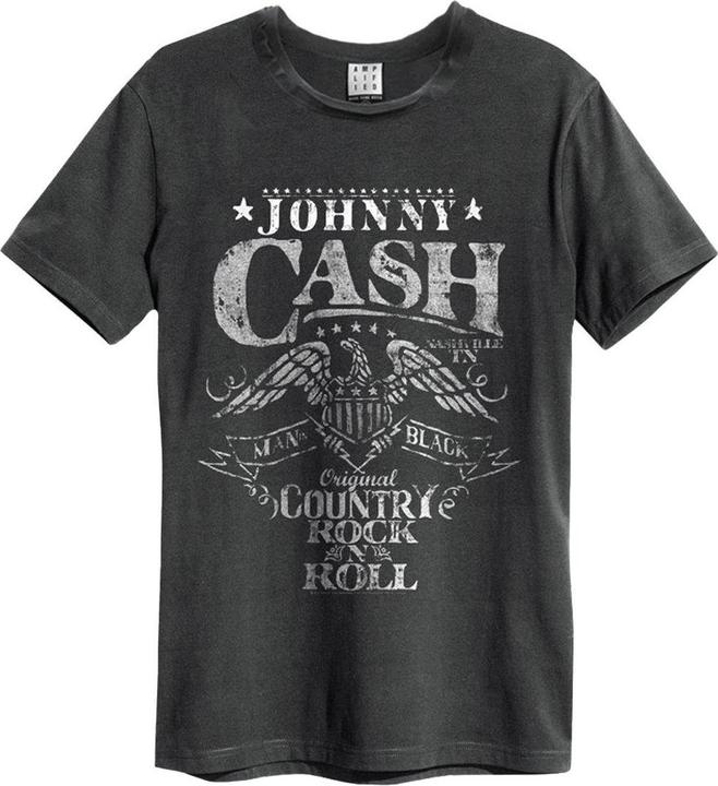 Actual product image Amplified Unisex Adult Eagle Johnny Cash T-Shirt (XXL)
