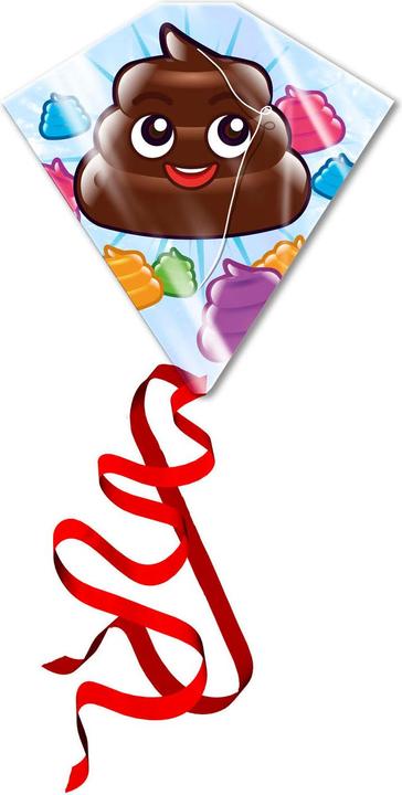 Actual product image Eolo Kites Ready 2 Fly - Kite Poopface