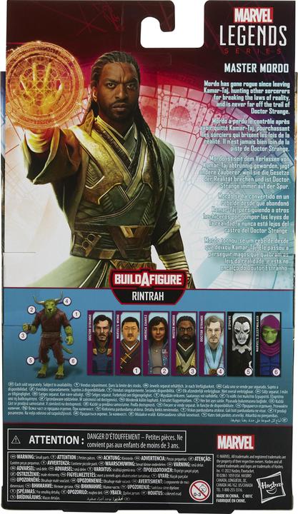 Image du produit Hasbro Legends Series Master Mordo Figurine à collectionner (15 cm), 6 accessoires et 1 Build-A-Figure El