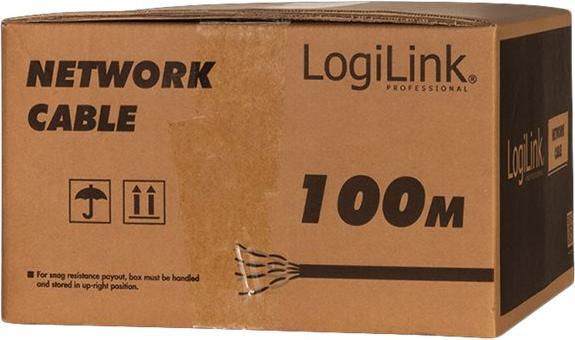 Produktbild LogiLink Netzwerkkabel (S/FTP, CAT7, 100 m)