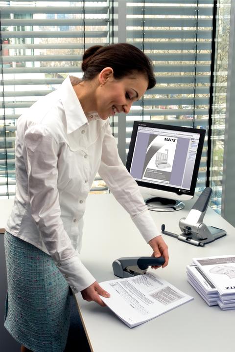 Produktbild Leitz Blockheftmaschine 5551 (80 Blätter)
