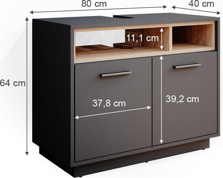 Produktbild Vicco Beatrice (80 x 40 x 64 cm)