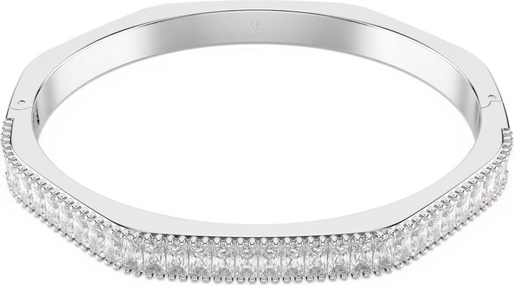 Swarovski Matrix Armreif Baguette Schliff Weiss
