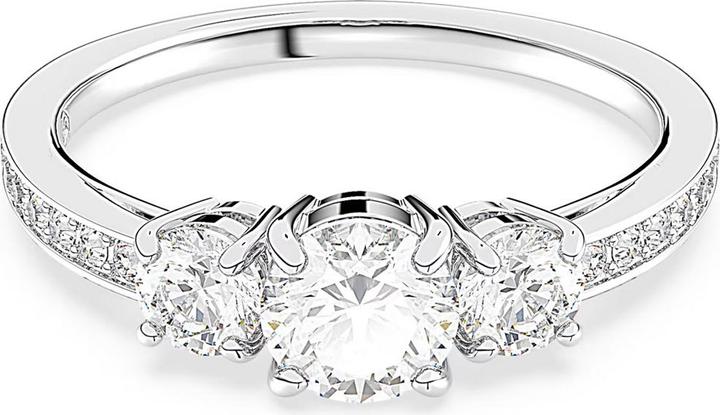 Produktbild Swarovski Attract Trilogy Ring Gemischte Rundschliffe Weiss (52)