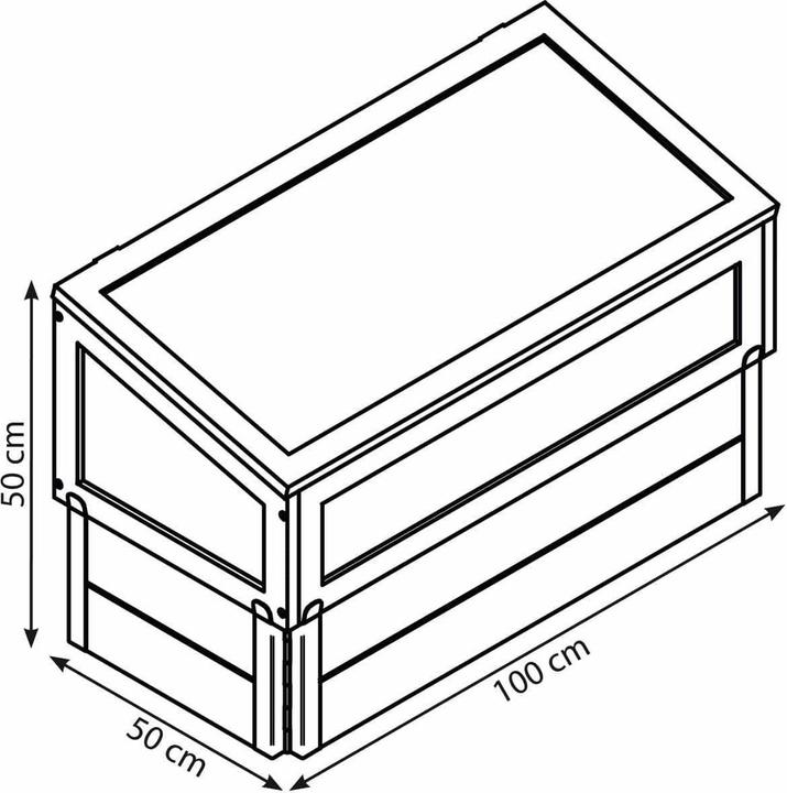 Actual product image Dobar Cold frame