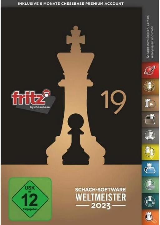 Image du produit Fritz 19 - Champion du monde des logiciels d'échecs 2023 (PC, DE)