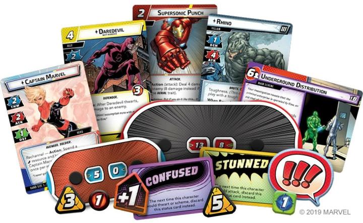 Actual product image FFG Marvel Champions (German)