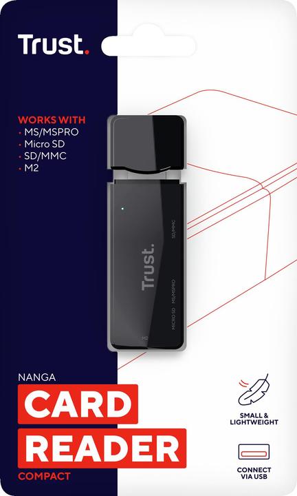 Actual product image Trust USB2 Card Reader Stick (USB 2.0)