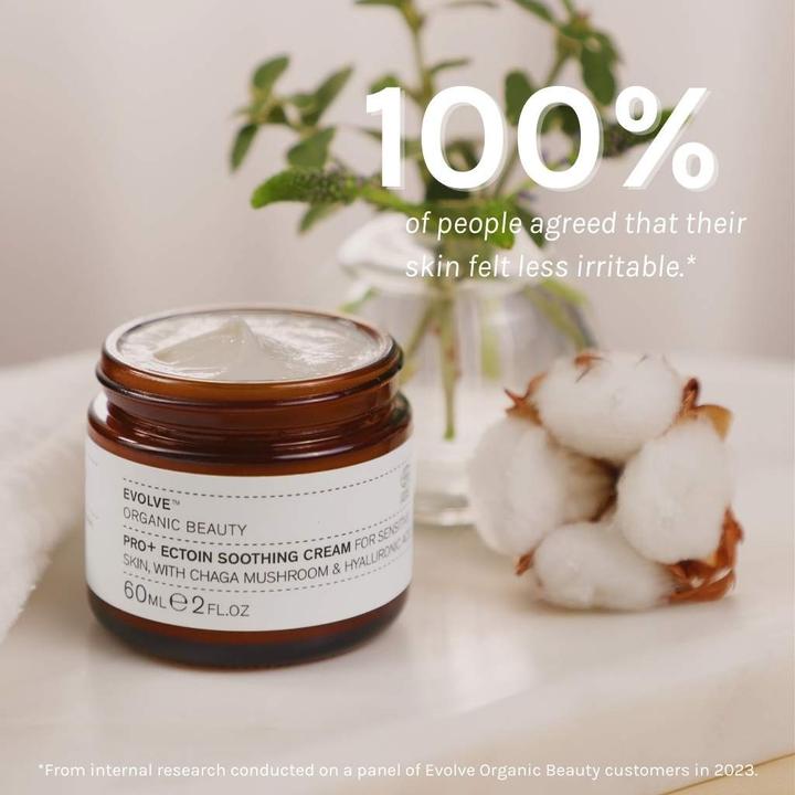 Actual product image Evolve Organic Beauty Sensitive Skin Pro+ Ectoin Soothing Cream 60 ml (60 ml, Face toner)