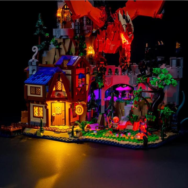 Actual product image Light my bricks LEGO® Dungeons & Dragons: Red Dragon's Tale #21348 Light Kit