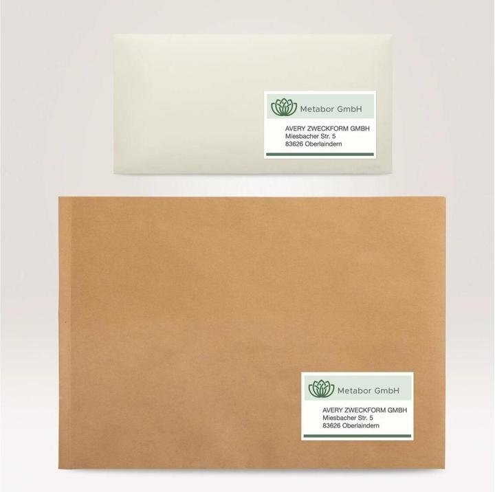 Actual product image Avery Recycling Universal labels
