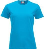 Immagine prodotto Clique Maglietta da donna Classic-T 029361, cotone, turchese, taglia L (L)