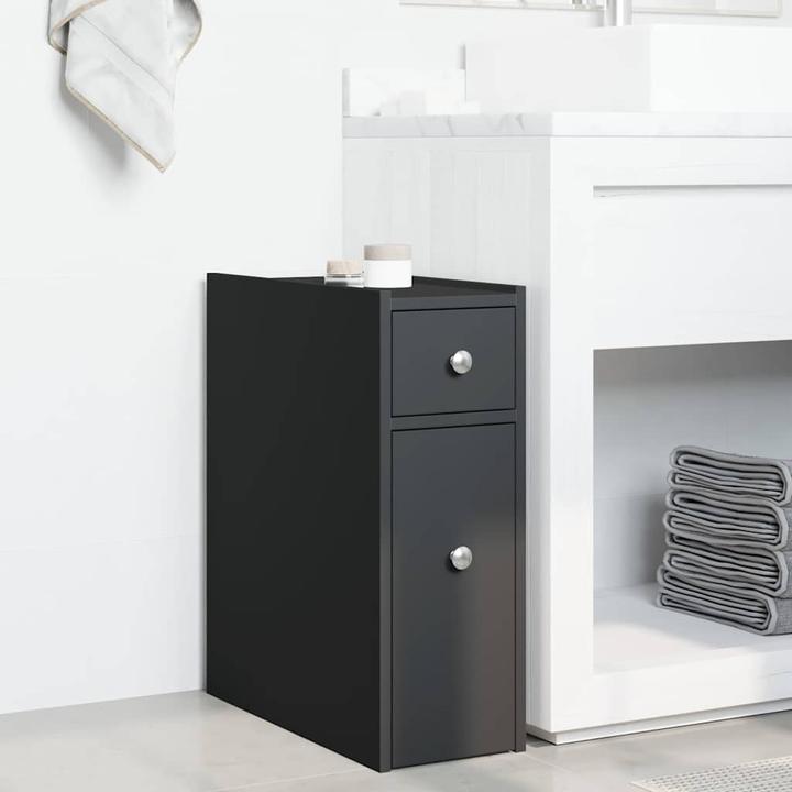Produktbild VidaXL Badschrank Schmal mit Rollen