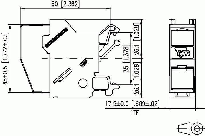 Produktbild Metz Connect E-DAT modul REG IP20