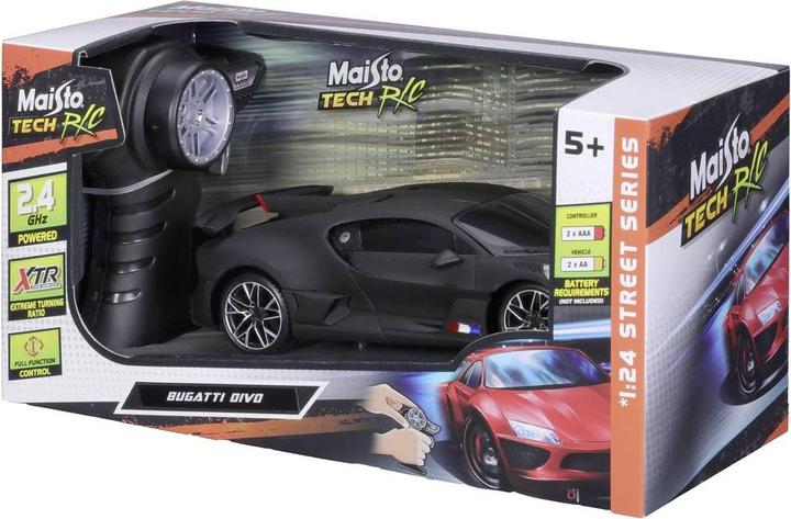 Actual product image Maisto Tech 581515-1 Bugatti Divo 1:24 RC Entry Level Model Car Electric Sports Car