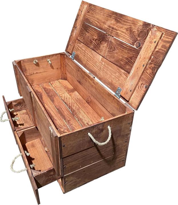 Image du produit Holz Zollhaus Coffre Vintage (85 x 43 x 42 cm, 133.99 l)