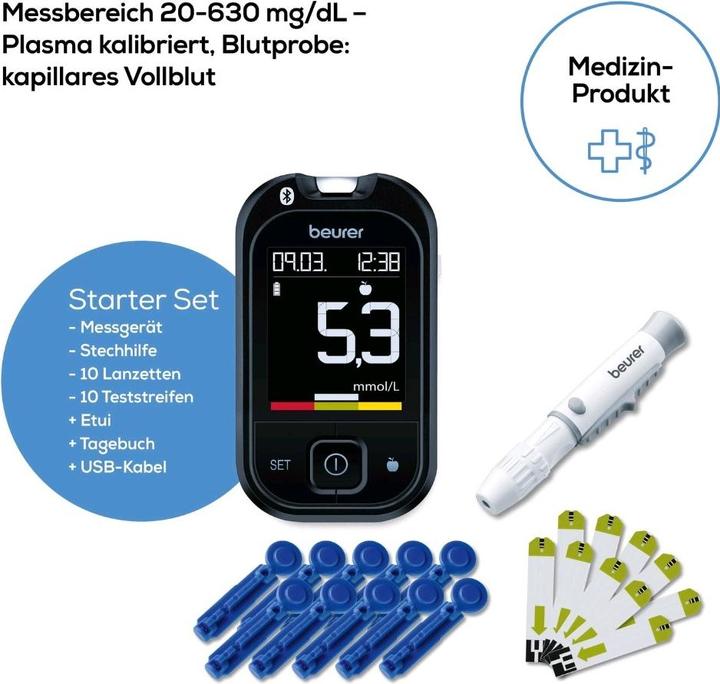 Produktbild Beurer GL 49 (Blutzuckermessgerät)