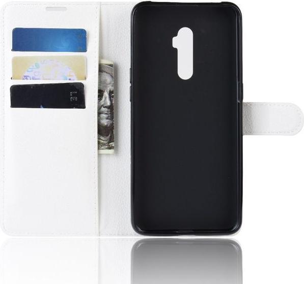 Actual product image MU Classic Litchi Leather Bookcover Series (Oppo Reno 10x Zoom, Oppo Reno 5G)