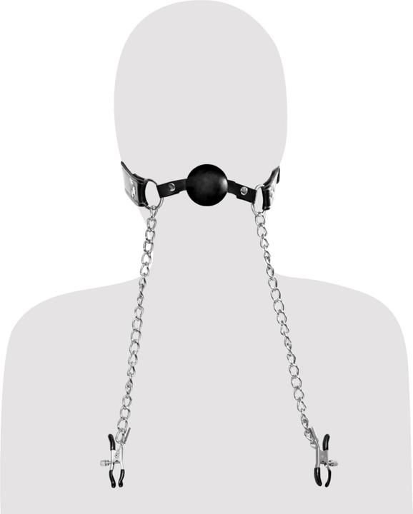 Produktbild Pipedream Deluxe Knebel an Nippelklemmen