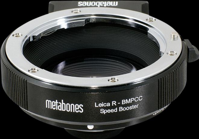 Immagine prodotto Metabones Speed Booster Leica R su Blackmagic BMPCC MFT