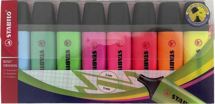 Produktbild STABILO Boss Original (Assortiert, 5 mm, 8 x)