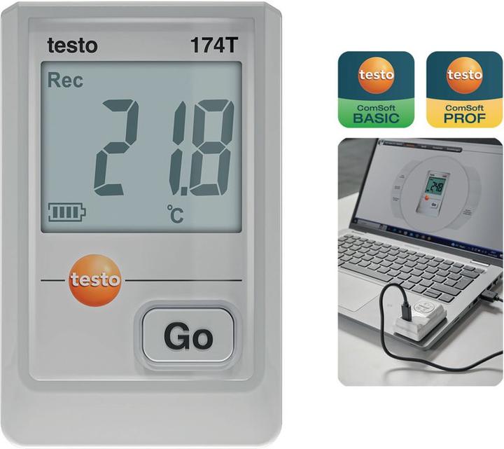 Actual product image Testo Mini data logger 174 T / USB-C