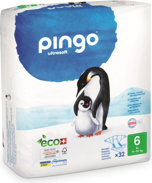 Actual product image Pingo Eco diapers (Size 6, Monthly box, 192 Piece)