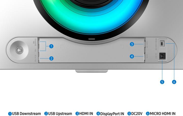 Actual product image Samsung Odyssey OLED G9 - G93SC (5120 x 1440 pixels, 49")
