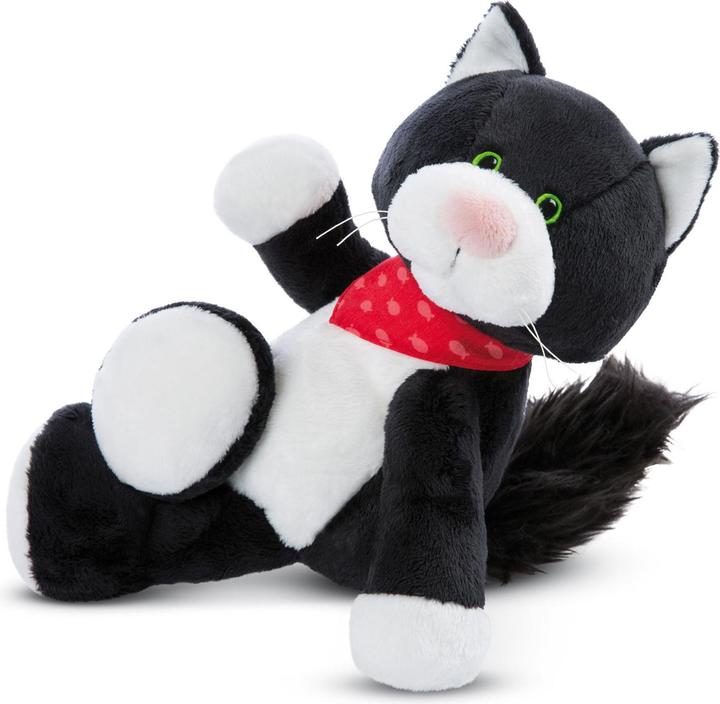 Actual product image NICI Plush Soft Toy Movable Cat Pepper, 30cm (30 cm)