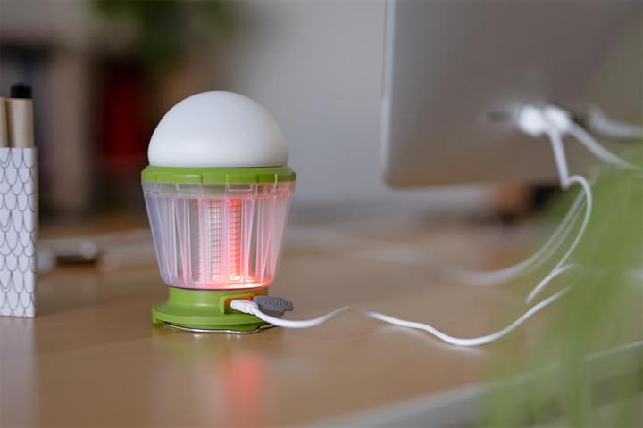 Actual product image Dörr Camping Lamp Solar Anti-Mosquito - Neon Green