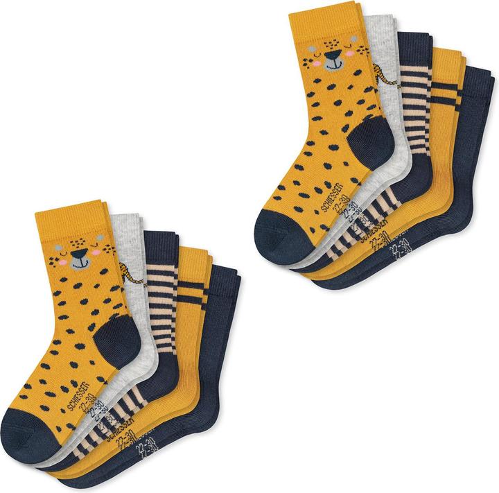 Image du produit Schiesser Chaussettes de loisirs Mélange de motifs (paquet de 10, 19 - 22)