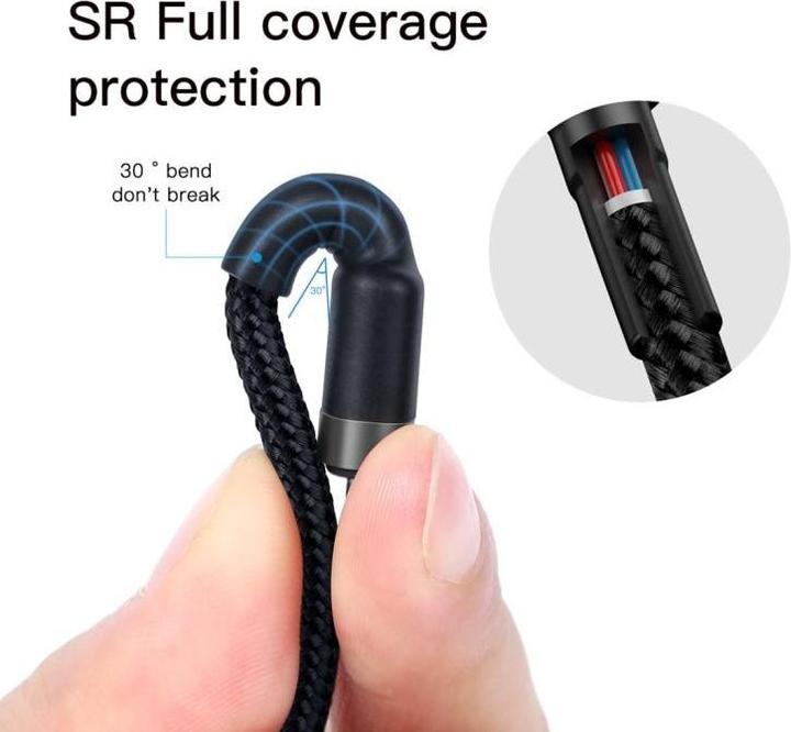 Actual product image Baseus Cafule Series Fast Charge (2 m, USB 2.0)