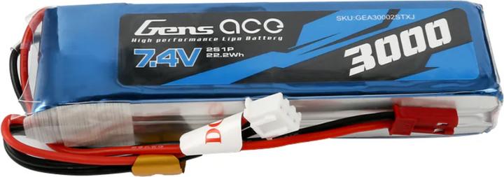 Immagine prodotto Gens Ace Batteria LiPo 3000mAh 7.4V 1C 2S1P (7.40 V, 3000 mAh)