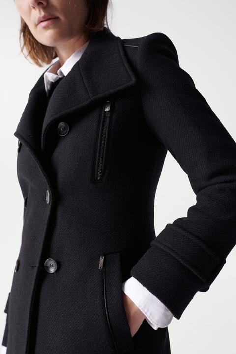 Actual product image Salsa Jeans Jackets Grace Long Woolen Coat (XL)
