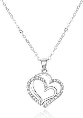 Immagine prodotto Beneto Collana in argento con zirconi AGS1244 / 47 (L)