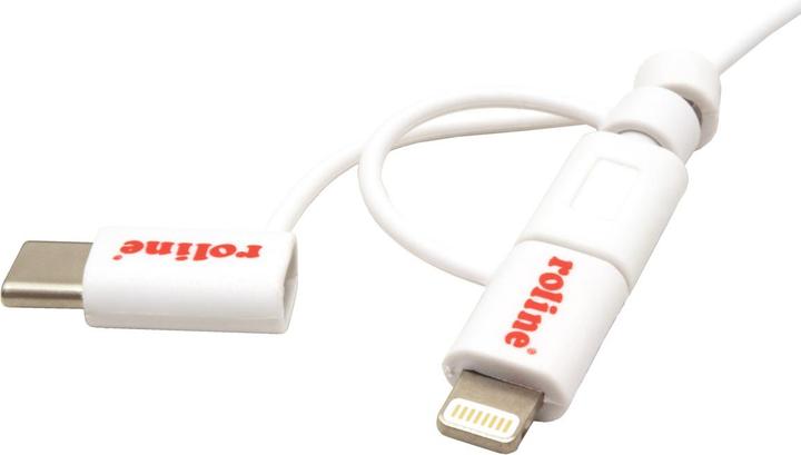 Productafbeelding Roline USB 2.0 Sync & Charge Kabel Type A - Type C (1 m, USB 2.0)