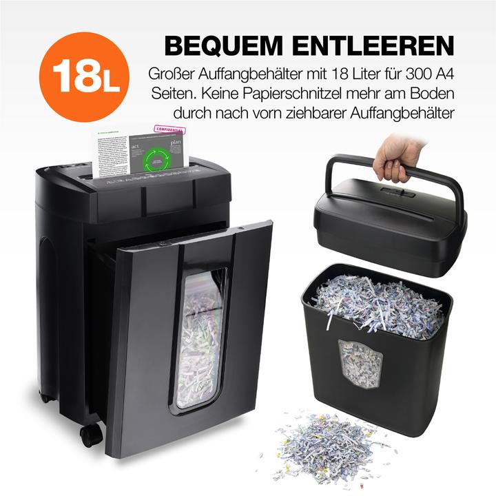 Actual product image Peach High Performance document shredder incl. service kit (Particle cut)